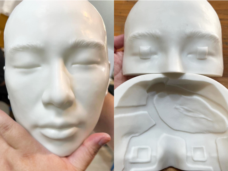 儲榢逸 儲旭臉部3D列印模型