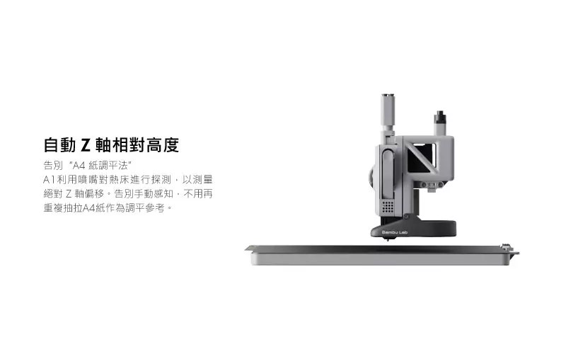 Bambu Lab A1 自動Z軸相對高度